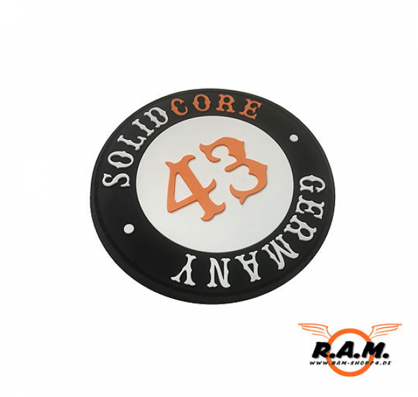 SOLIDCORE GERMANY "43er" 3D Rubber Supporter Patch