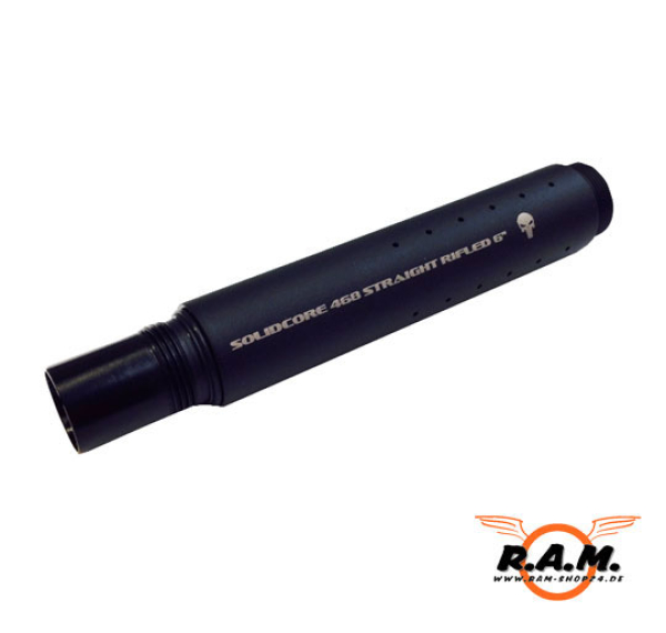 SOLIDCORE 468 Straight Rifled 6" Barrel, Black