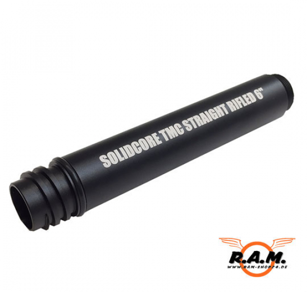 SOLIDCORE T98 Straight Rifled 6" Barrel, Black (TMC, Tippmann 98)