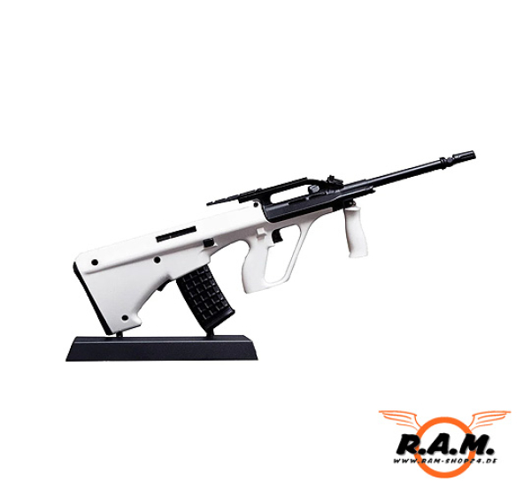 GOATGUNS - Miniatur Sturmgewehr Bullpup "AUG", white