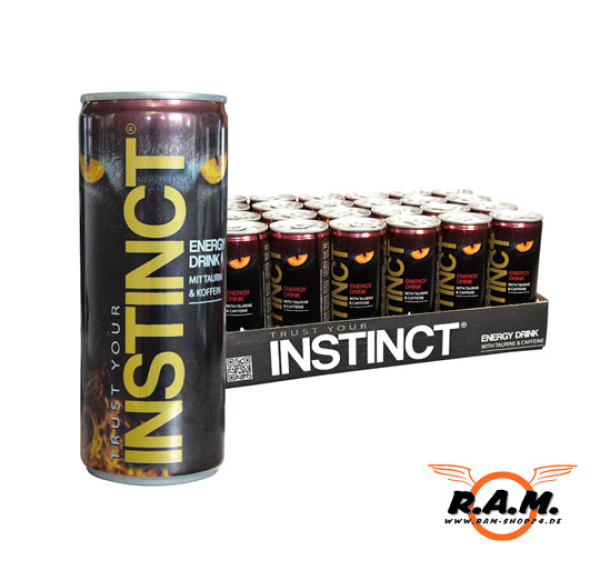 Energy Drink INSTINCT, 250ml, inkl. 0,25€ Pfand (DPG)