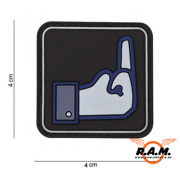 3D Rubber Dislike FB Patch