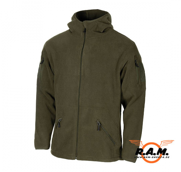 Tactical Fleece Jacke oliv