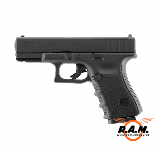 Umarex Softairpistole GLOCK 19 Gen4 MOS, 6mm CO2, NBB (Non Blowback) **IWA NEUHEIT**