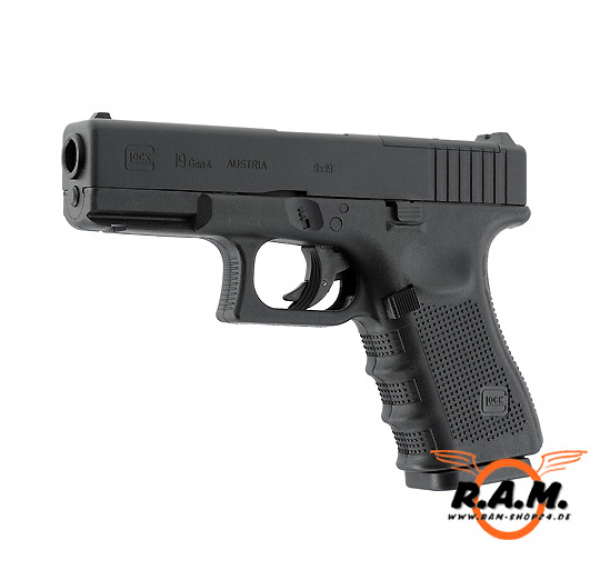 Umarex Softairpistole GLOCK 19 Gen4 MOS, 6mm CO2, NBB (Non Blowback) **IWA NEUHEIT**