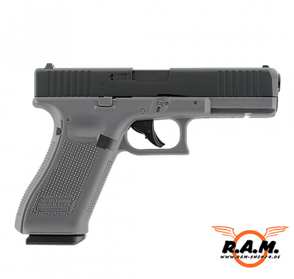 Umarex Airsoftpistole GLOCK 17 Gen5, 6mm BB, CO2, Tungsten Grey **IWA NEUHEIT**