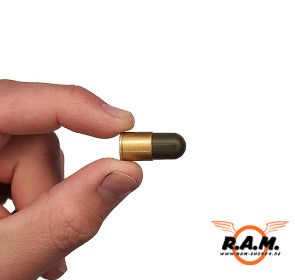 GOATGUNS - Modell -M203 Granatwerfer Dummy Rounds,  (Miniatur) 4 Stück