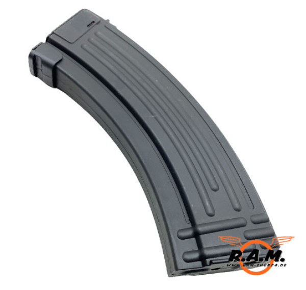 Magazin AK für Gel Blaster 8mm High Cap, 250 Schuss, schwarz