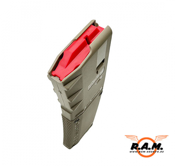 HERA H3L PRO Magazin für AR15 & Clone, tan, 10 Schuss