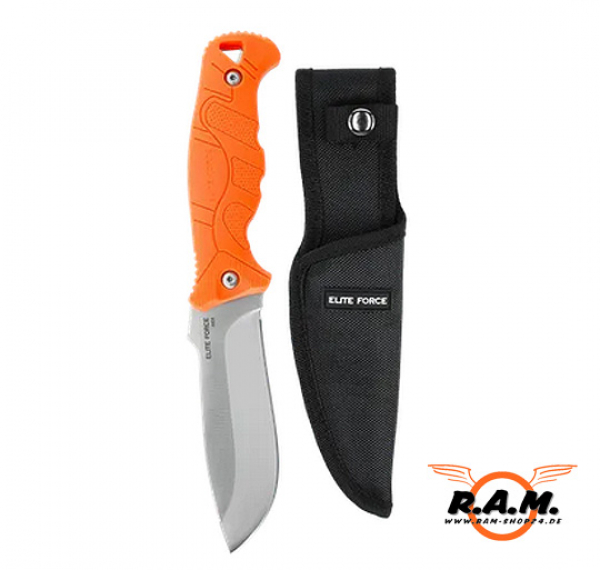 Elite Force Jagd- und Outdoormesser EF710, 440A Stahl, orange