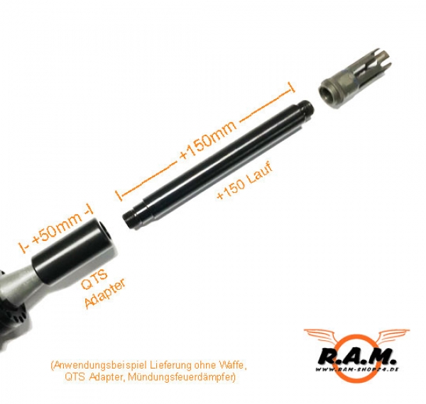 TM4 Präzisions Stahllauf QTS System +150mm mehr Power / Präzision **EXPORT**