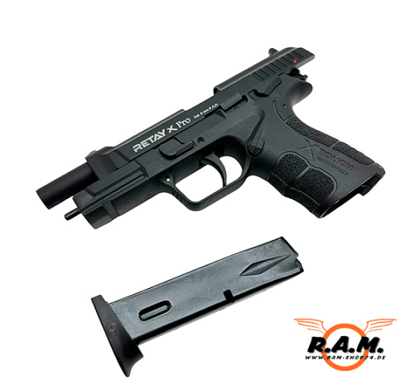 Schreckschusspistole RETAY X PRO Black 9mm PA Knall