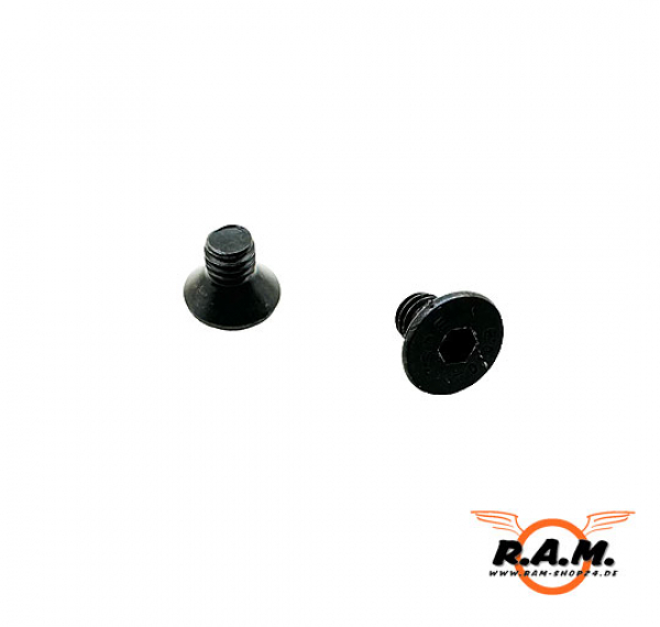 2 x Sechskantschraube M4x8mm für M-Lock / Keymod / RIS Schienen