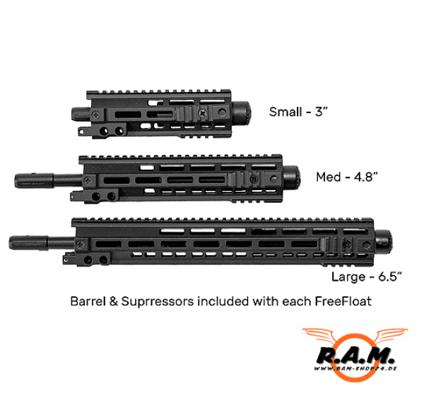 GOATGUNS - Freefloat Handguard, Small