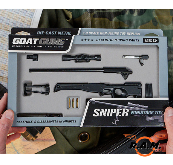 GOATGUNS - Modell Sniper "Panther" schwarz (Set)