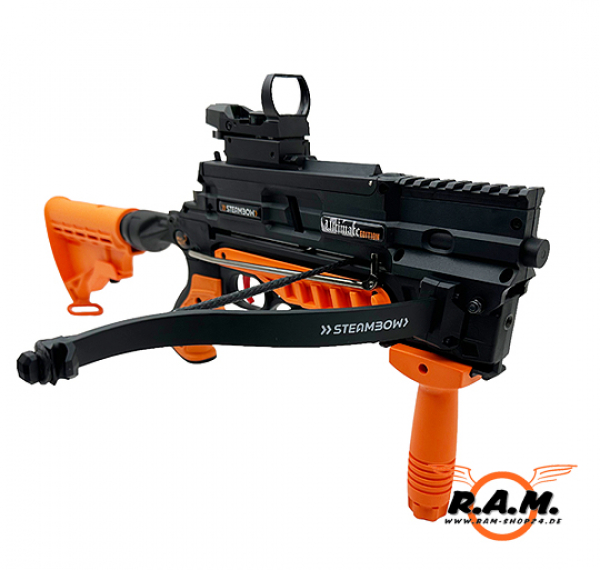 Steambow AR6 Stinger II Tactical ULTIMATE EDITION Bicolor Orange Komplettset