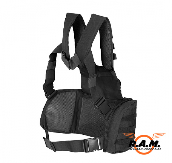 Tactical Chest Rig, schwarz